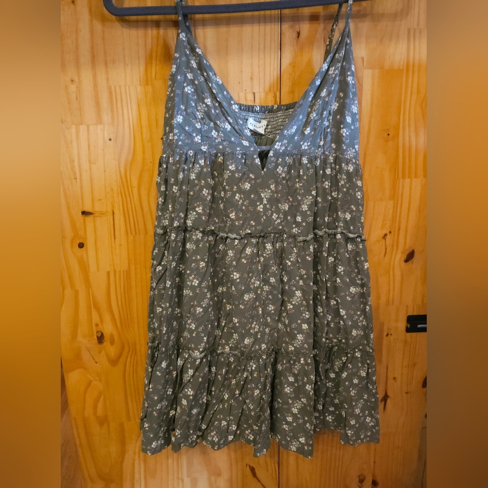 Aeropostale Floral Tiered Maxi Dress